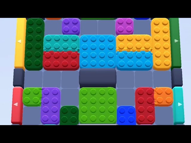 An image of a player strategizing moves in Color Block Jam.